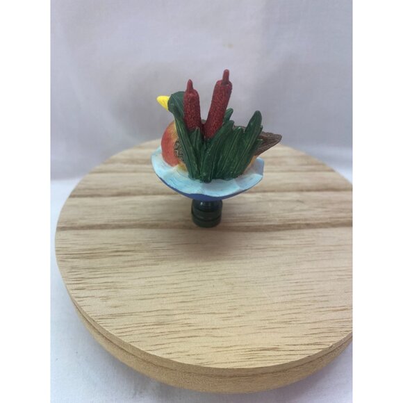 Polystone Mallard Duck Lamp Ornament 2 1/2in Tall NIB - Picture 2 of 8